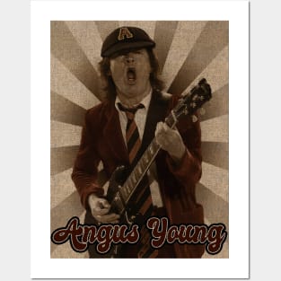 Vintage Classic Angus Young Posters and Art